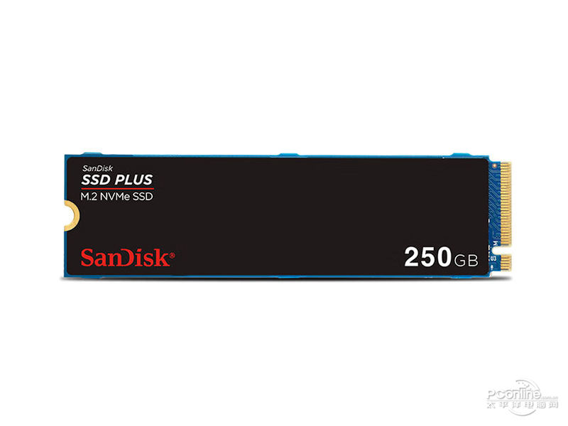 闪迪性能加强版 250GB M.2 SSD 正面