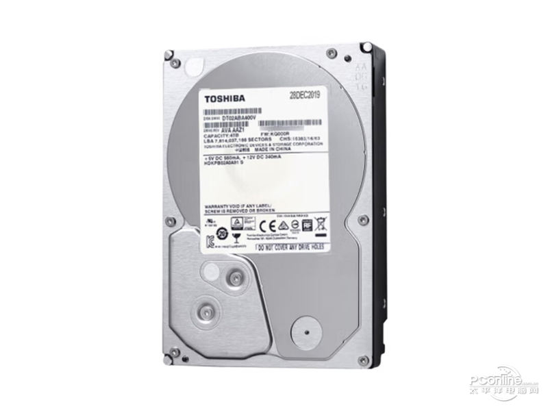 东芝监控级硬盘 4TB SATA 5400转 128M(DT02ABA400V)