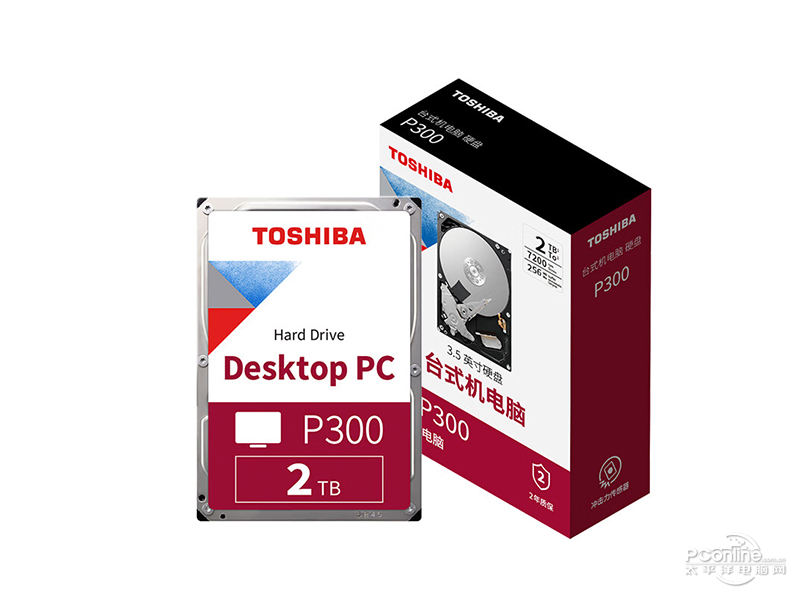 东芝P300 2TB SATA 7200转 256M(HDWD320) 主图