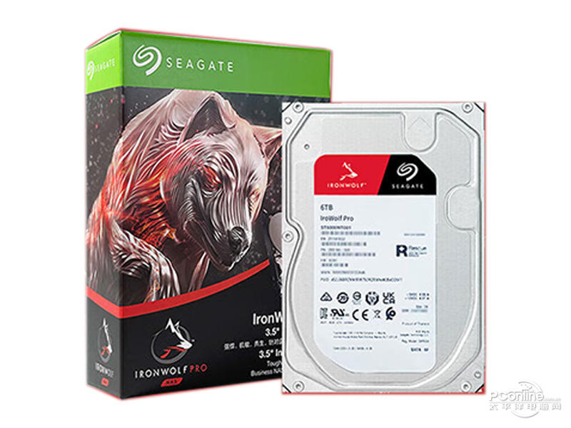 希捷酷狼PRO 6TB 7200转 256MB SATA 硬盘(ST6000NT001) 主图