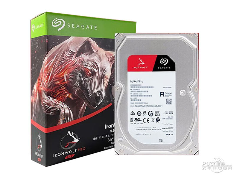 希捷酷狼PRO 8TB 7200转 256MB SATA 硬盘(ST8000NT001) 主图