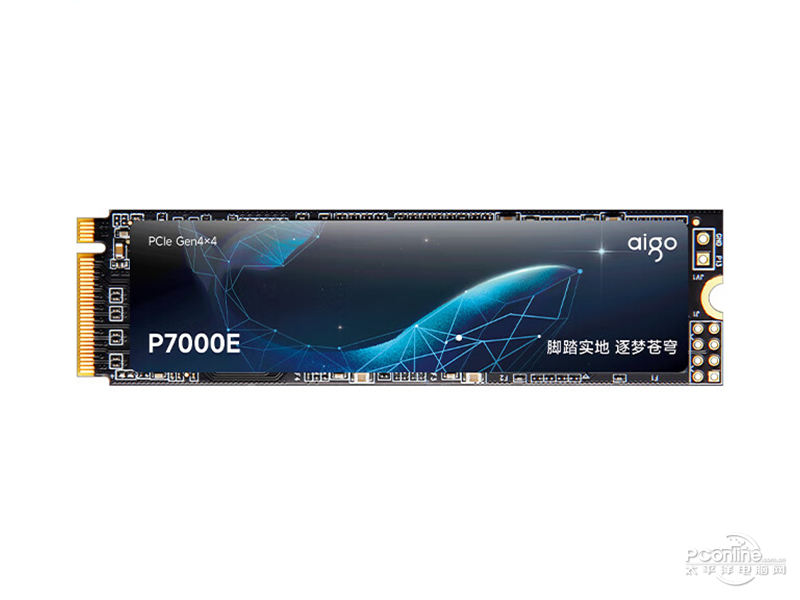 aigo P7000E 2TB M.2 SSD 正面