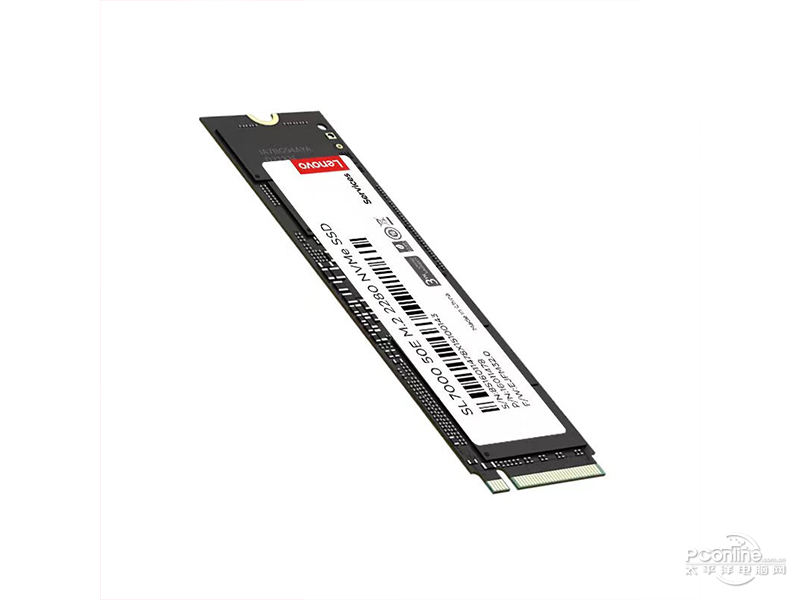 联想SL7000 50E 2TB M.2 SSD45度正面