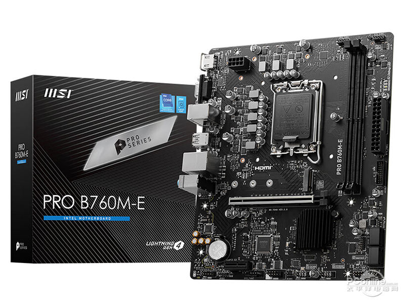 微星PRO B760M-E DDR5