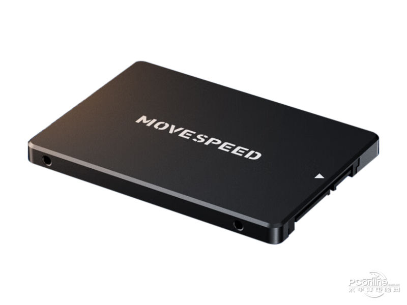 移速金钱豹PRO 2TB SATA3.0 SSD 45度正面