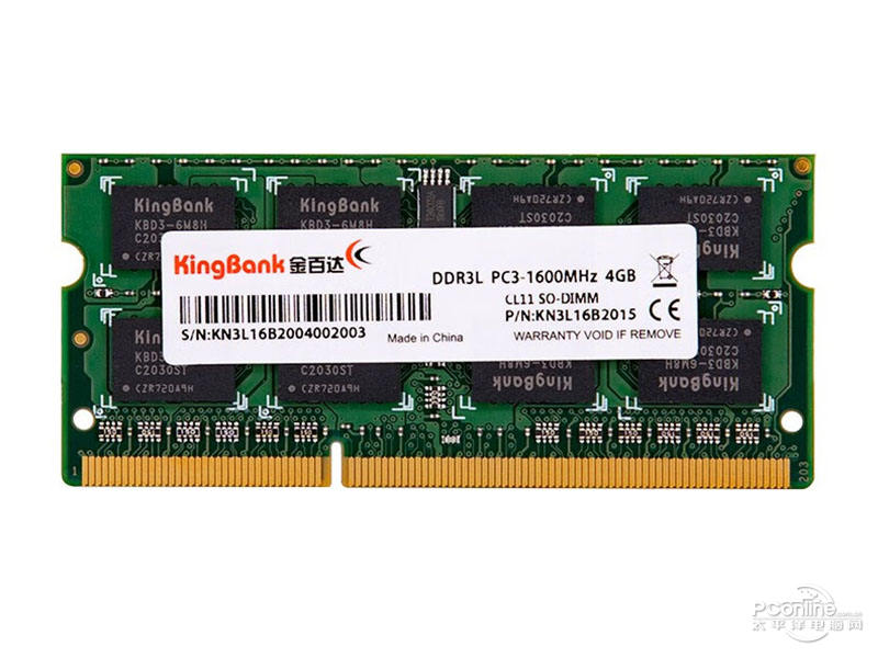 金百达DDR3L 1600 4GB笔记本内存条 图片
