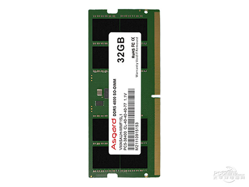 阿斯加特A系列 DDR5 4800 32GB笔记本内存条图片