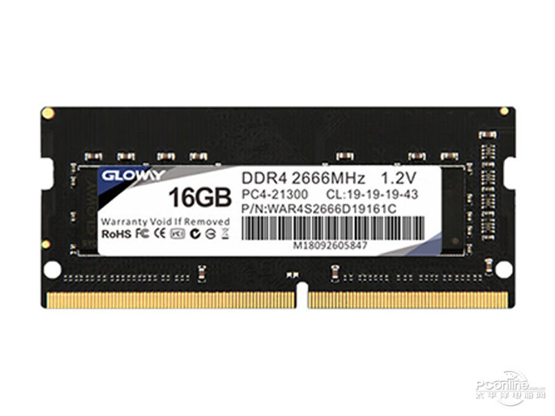 光威战将系列 DDR4 2666 16GB笔记本内存条 图片