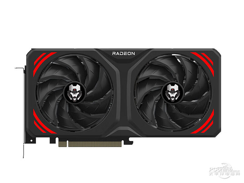 瀚铠AMD Radeon RX 7700 XT 合金 双风扇 12GB OC 正面