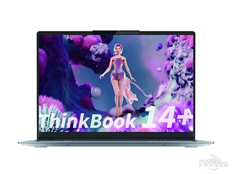 联想ThinkBook 14+(R7-7840H/32GB/1TB) 前视