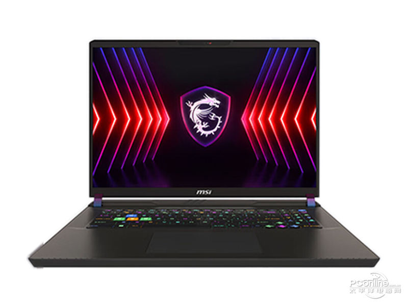 msi微星泰坦17 2024(酷睿i9-14900HX/32GB/1TB/RTX4070/2.5K/240Hz)前视