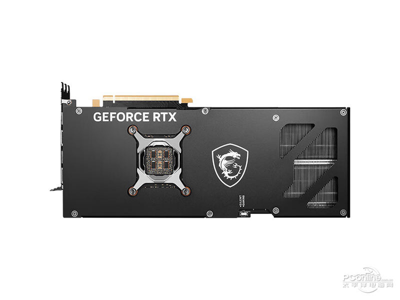 微星GeForce RTX 4090 D 24G GAMING X SLIM背面