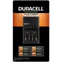 DURACELL 金霸王 电池充电器,带可充电AA(6 件装) 和 AAA (2 件装)