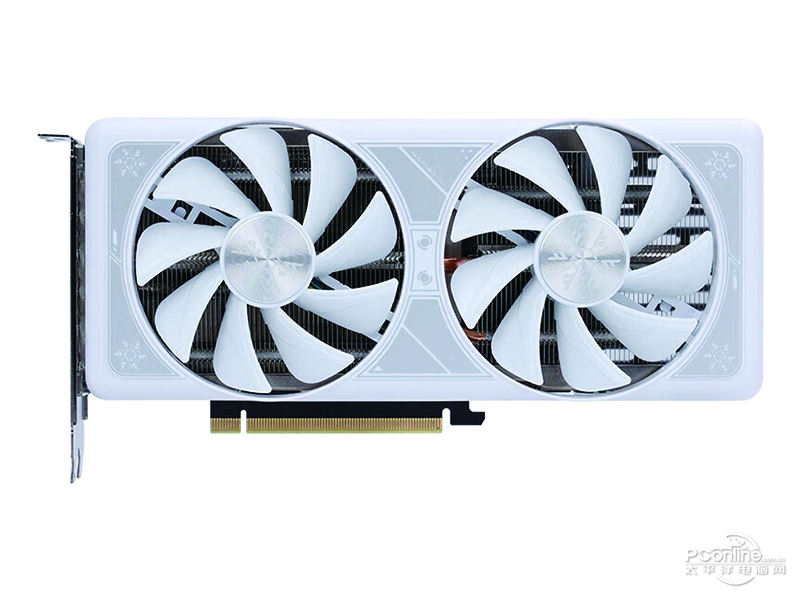 耕升GeForce RTX 4070 SUPER 踏雪MINI 正面