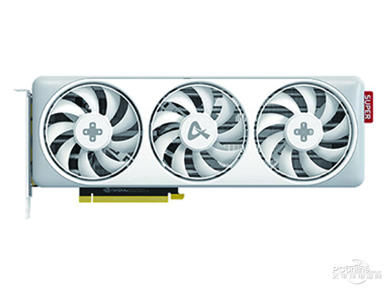 电竞叛客GEFORCE RTX 4070 SUPER X3W MAX 正面