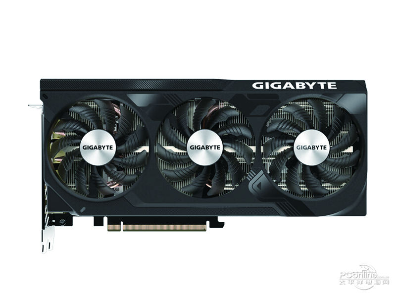 技嘉GeForce RTX 4070SUPER WindForce 12G正面