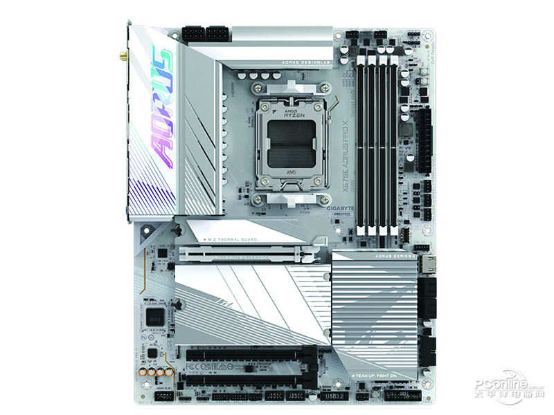 技嘉X670E AORUS PRO X 正面