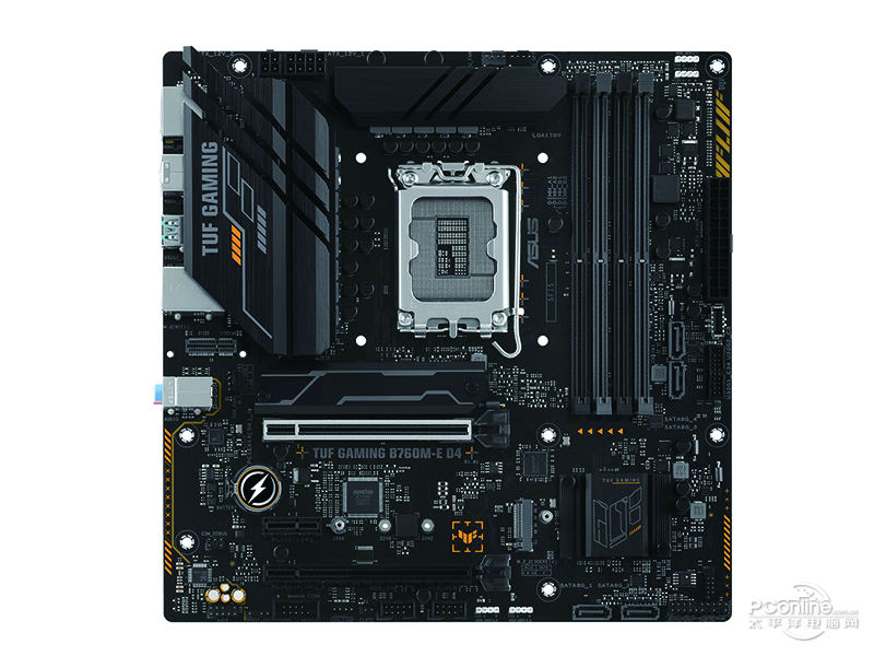 华硕TUF GAMING B760M-E D4 正面