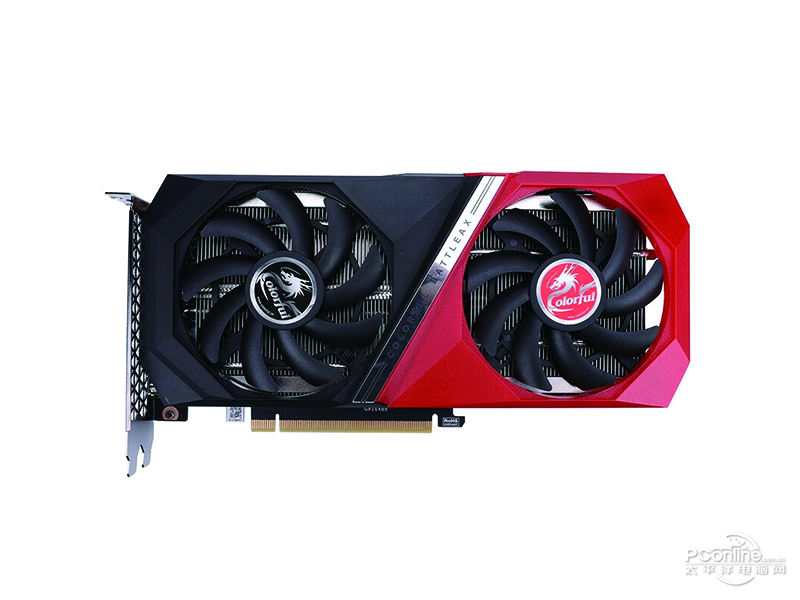 七彩虹战斧 GeForce RTX 3060 DUO V3正面