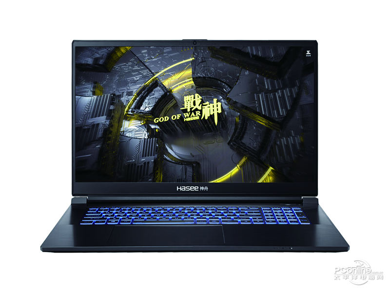 神舟战神G8(酷睿i7-13620H/16GB/512GB/RTX4060/165Hz/2.5K)前视