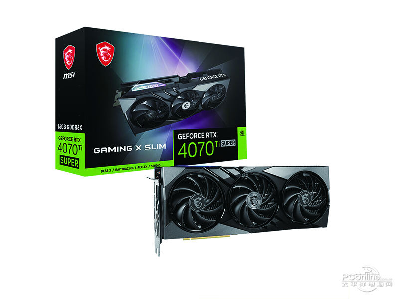 微星GeForce RTX 4070 Ti SUPER 16G GAMING X SLIM