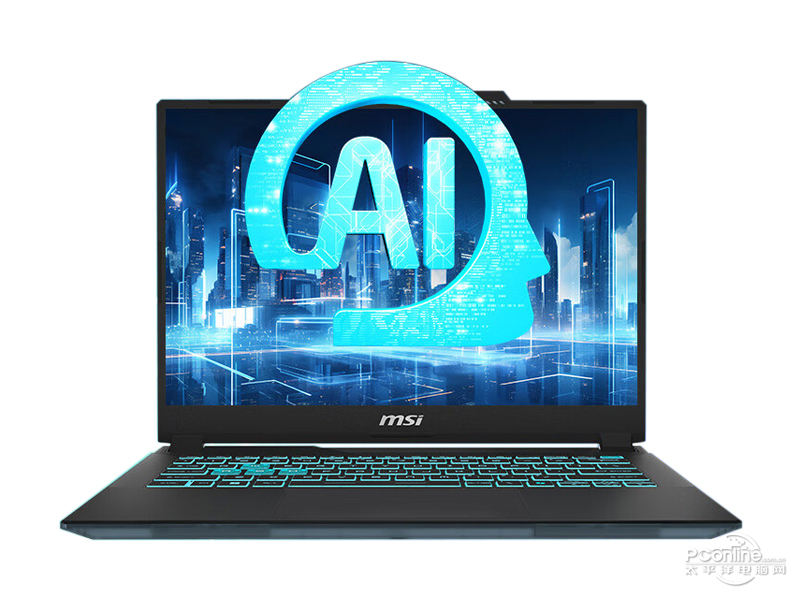 msi微星星影14 Air(酷睿i7-13620H/16GB/512GB/RTX4050) 前视