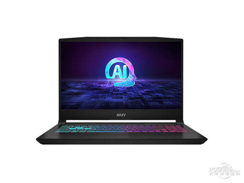 msi微星星影15 AI(R7-8845HS/16GB/512GB/RTX4060) 前视