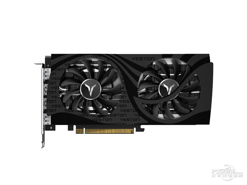 盈通GeForce RTX 4060 Ti 16G D6 大地之神 正面