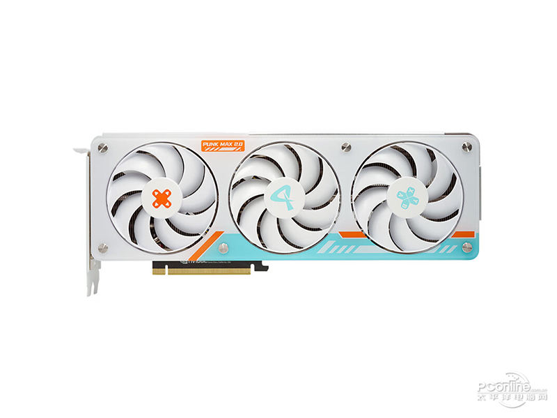 电竞叛客GEFORCE RTX 4070 SUPER X3W OC 12G 正面