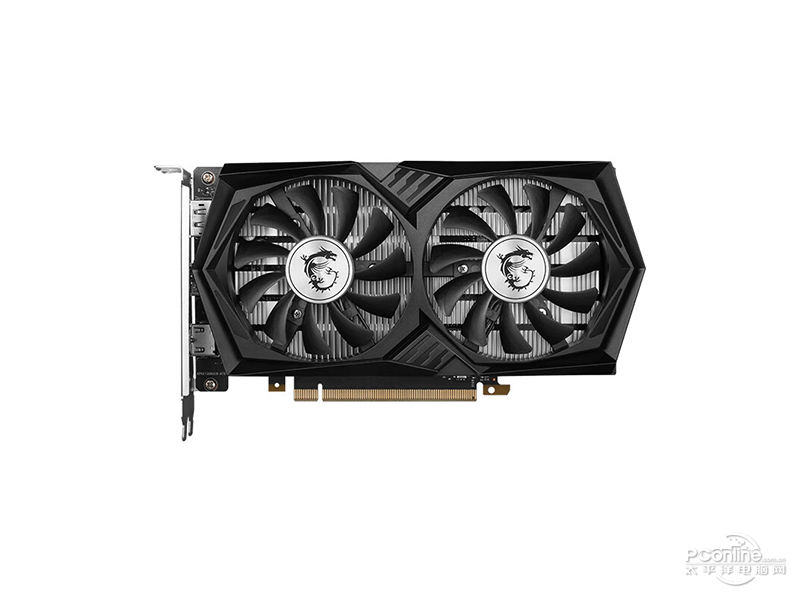 微星GeForce RTX 3050 GAMING X 6G 超频版 正面