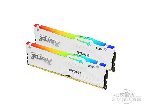 金士顿骇客神条 Beast 超级野兽系列 RGB DDR5 6400 64GB(32GB×2)