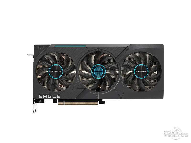 技嘉GeForce RTX 4070SUPER Eagle OC 12G 正面