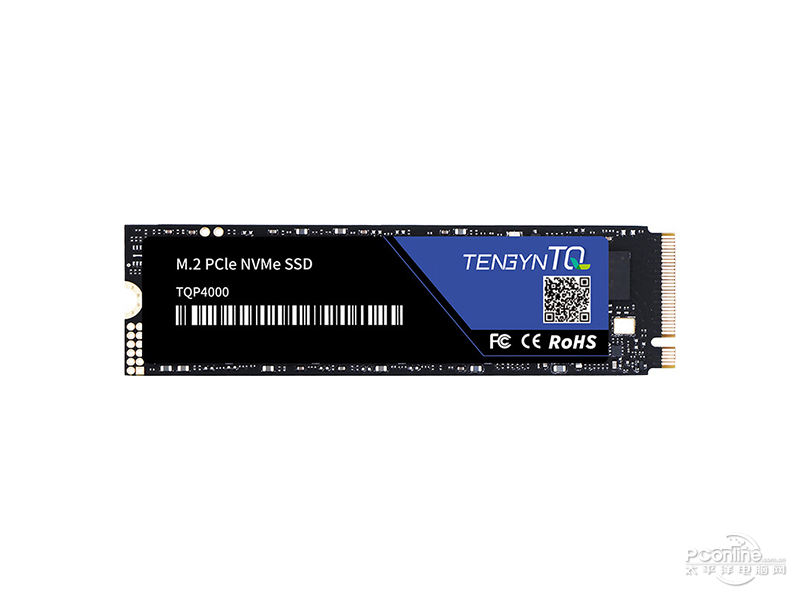 腾隐TQP4000 2TB M.2 SSD 正面