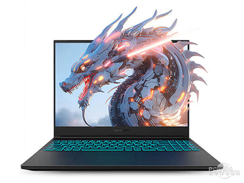 机械革命蛟龙16S(R9-7940H/16GB/512GB/RTX4060/165Hz/2.5K) 前视