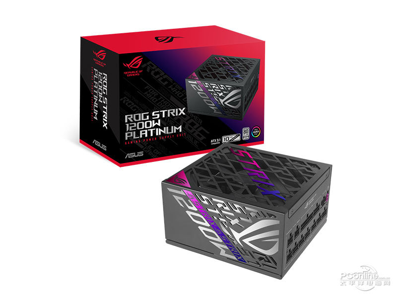 华硕ROG STRIX 白金雷鹰氮化镓 1200W 主图