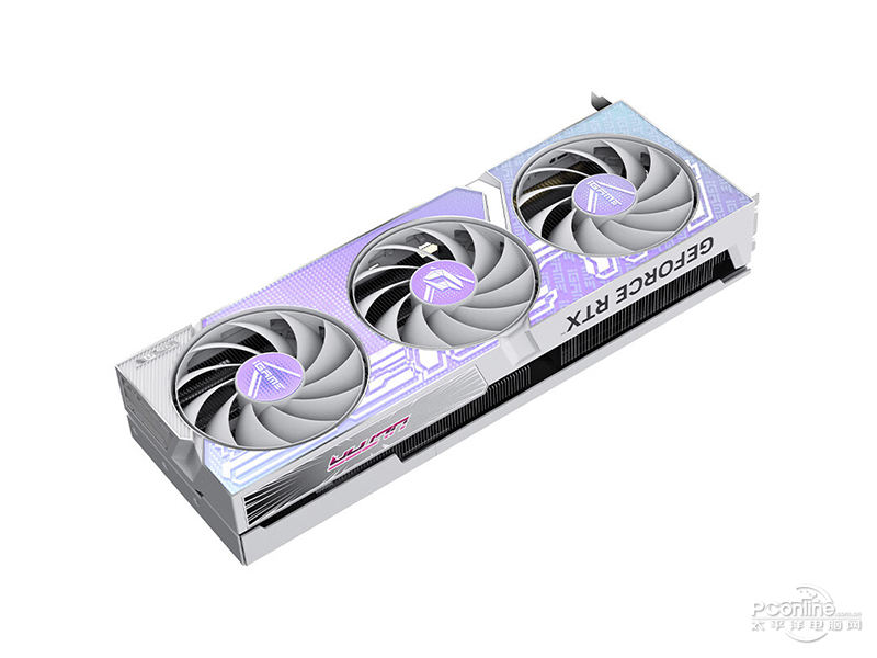 七彩虹iGame GeForce RTX 4070 SUPER Ultra Z OC 12GB 45度正面