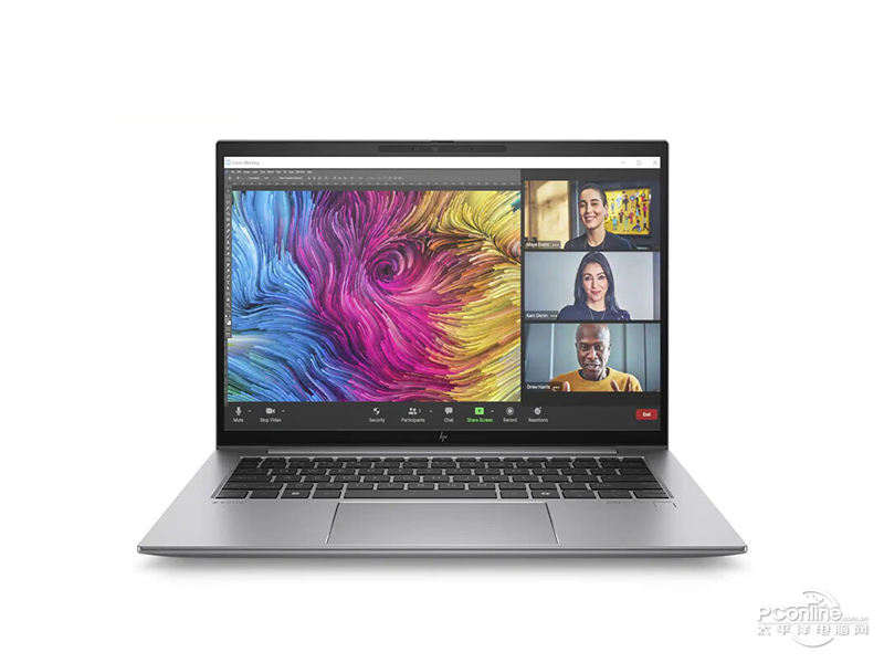 惠普ZBook Firefly 14 G11(酷睿Ultra7 155H/16GB/1TB/RTX A500) 前视