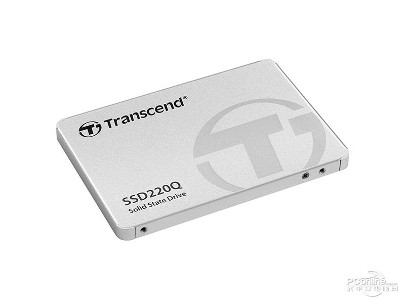 创见SSD220Q 500GB SATA3.0 SSD 45度正面