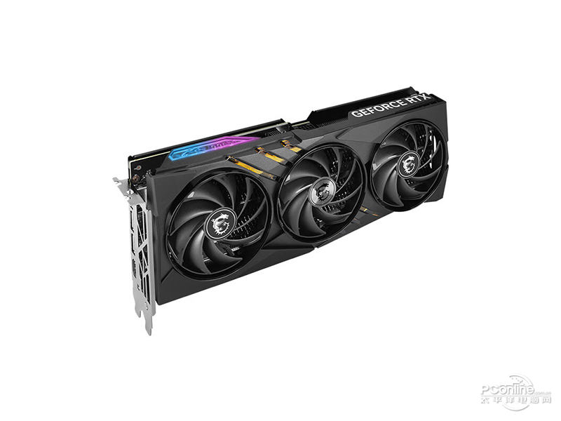 微星GeForce RTX 4070 SUPER 12G GAMING SLIM WUKONG EDITION 45度正面