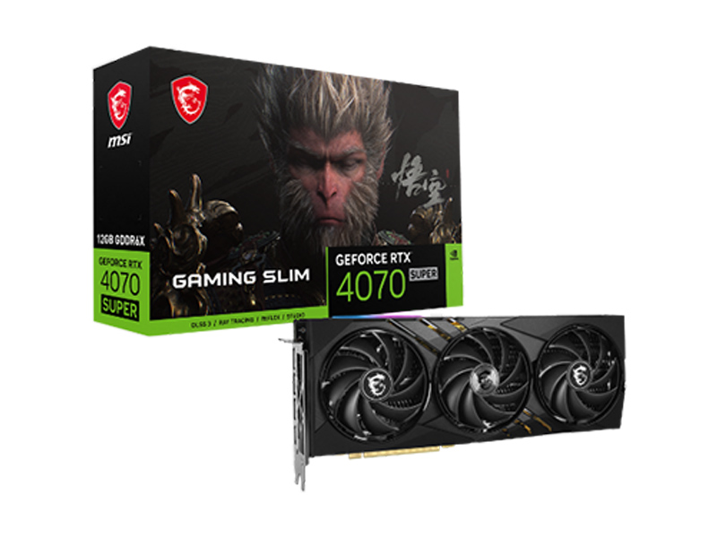 ΢GeForce RTX 4070 SUPER 12G GAMING SLIM WUKONG EDITIONͼ