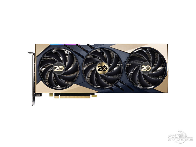 微星魔龙GeForce RTX 4070 SUPER 12G GAMING SLIM World of Warcraft EDITION 魔兽世界联名 正面