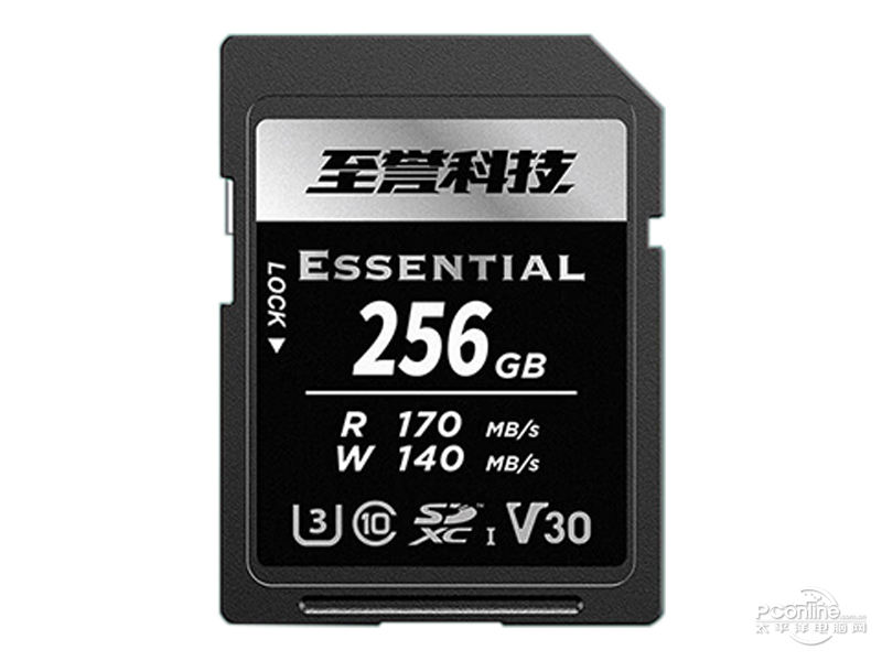 至誉科技ESSENTIAL锐速系列 V30 SD卡(256GB)图1