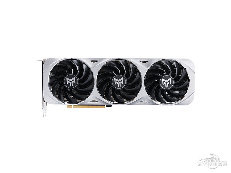 影驰GeForce RTX4070Ti SUPER 经典版金属大师 OC 正面