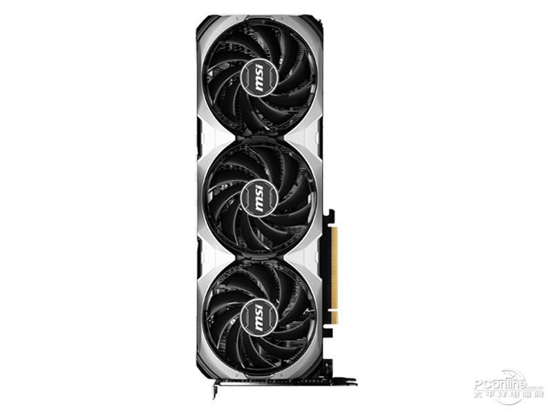 微星GeForce RTX 4070 VENTUS 3X E1 12G OC正面