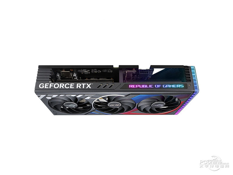 华硕ROG STRIX GeForce RTX 4060 Ti 8G GAMING侧面