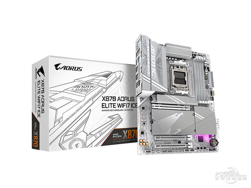 技嘉X870 AORUS ELITE WF7 ICE配盒图