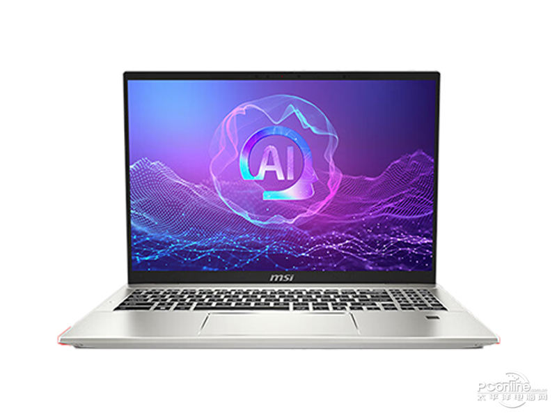 微星尊爵16 AI+ 锐龙版(锐龙AI 9 HX 370/32GB/1TB/4K) 前视