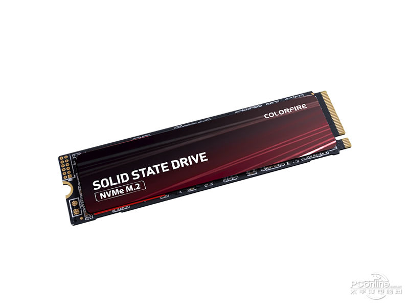 七彩虹Colorfire CF3500 512GB M.2 SSD 45度正面