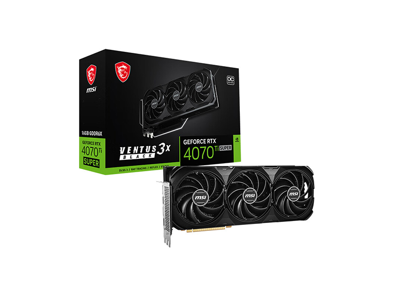 ΢GeForce RTX 4070 Ti SUPER 16G VENTUS 3X BLACK OCͼ