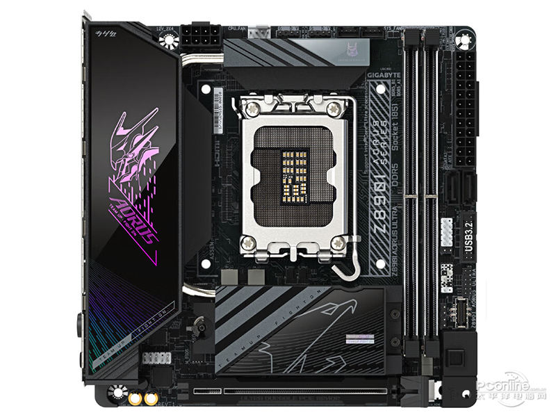 技嘉Z890I AORUS ULTRA 正面